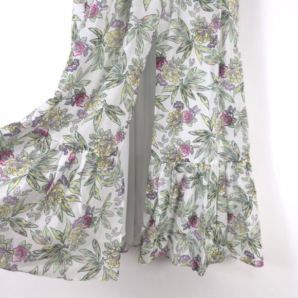 NWT cinq a sept SILK Blend Dover Halter Neck Midi Dress Smocked Waist Size 6 - Picture 11 of 16